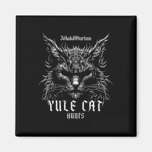 Jólakötturinn Christmas Yule Cat Hunts Magnet
