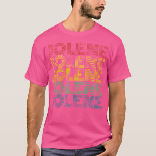 Jolene Retro Wordmark Pattern Vintage Style T-Shirt