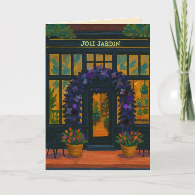 Joli Jardin  Card (Front)