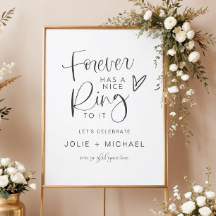JOLIE Forever Has a Nice Ring to It Engagement Poster