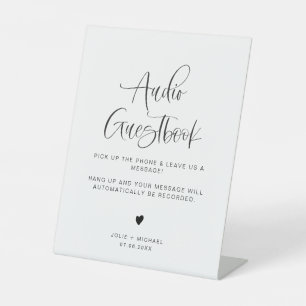 JOLIE Minimalist Boho Wedding Audio Guestbook Sign