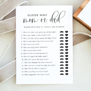 JOLIE What's In your Purse Baby Shower Game Invitation