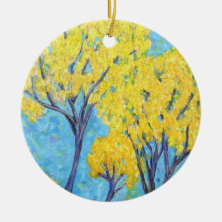 Jolie's yellow Tree Ceramic Tree Decoration