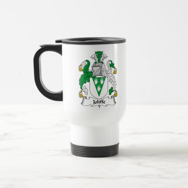 Joliffe Family Crest Travel Mug (Left)