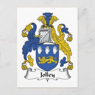 Jolley Family Crest Postcard