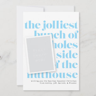 Jolliest Bunch Holiday Tradition Portrait Photos Invitation