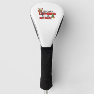 Jolliest Bunch of Chipmunks This Side Christmas Golf Head Cover