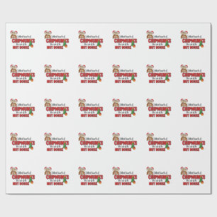 Jolliest Bunch of Chipmunks This Side Christmas Wrapping Paper