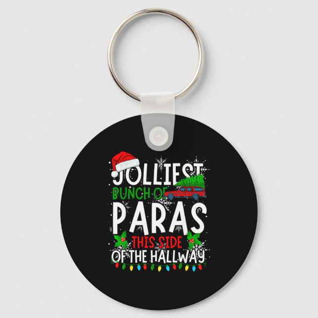 Jolliest Bunch Of Paras This Side Of The Hallway C Key Ring (Front)