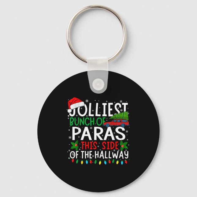 Jolliest Bunch Of Paras This Side Of The Hallway X Key Ring (Front)