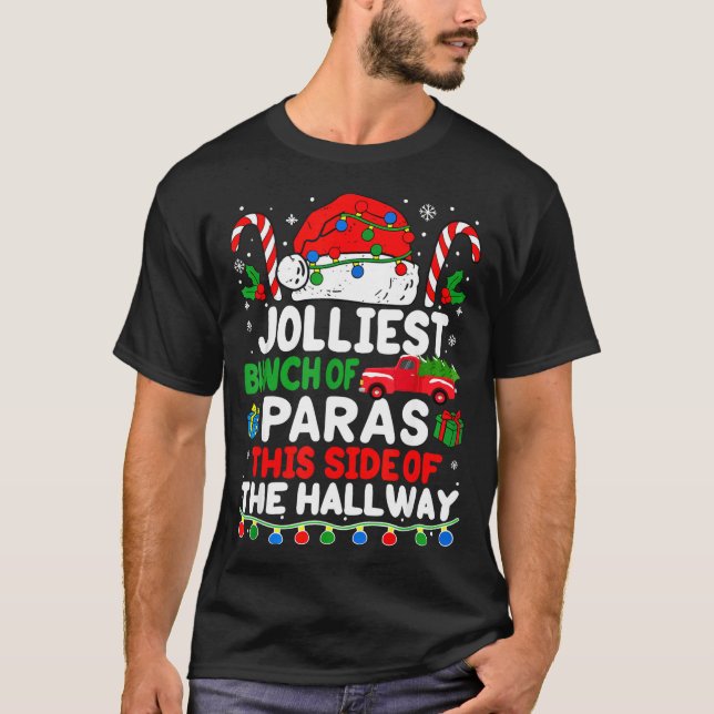 Jolliest Bunch Of Paras This Side Of The Hallway X T-Shirt (Front)
