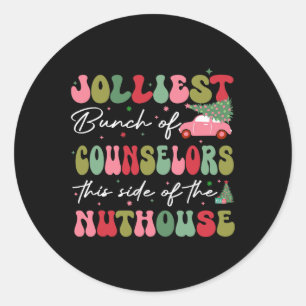 Jolliest Bunch Of Principal This Side Of The Schoo Classic Round Sticker