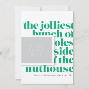 Jolliest Bunch Tradition with Trio Backer Holiday Card