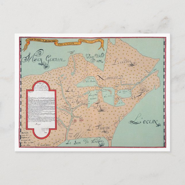 JOLLIET: NORTH AMERICA 1674 POSTCARD (Front)