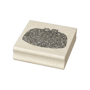 Jollof Rice Nigerian Ghanaian West African Food Rubber Stamp