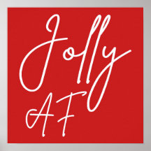 Jolly AF I - Funny Adult Christmas Holiday
