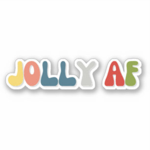 Jolly AF sarcastic retro font colors text