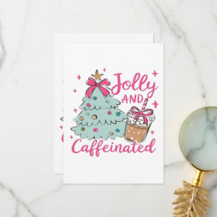 Jolly and Caffeinated Thank You Card