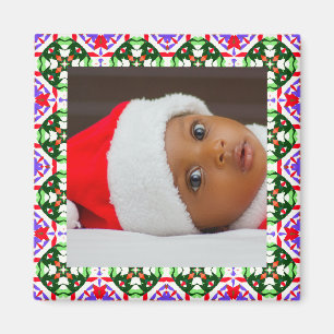  Jolly and Festive Christmas Photo Picture Frame M Magnet