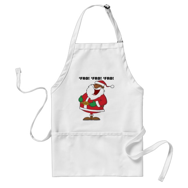 Jolly Black Saint Nicholas 2 Standard Apron (Front)
