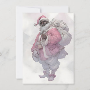Jolly Black Santa Unique Christmas Cards