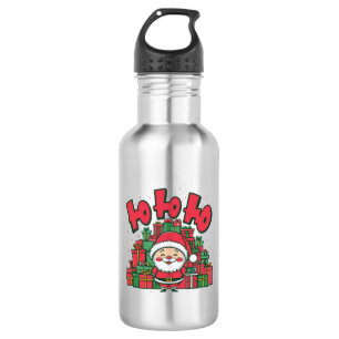 Jolly Cartoon Santa Christmas 532 Ml Water Bottle