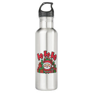Jolly Cartoon Santa Christmas-67748 710 Ml Water Bottle