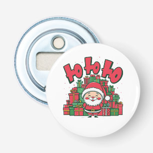 Jolly Cartoon Santa Christmas-67748 Bottle Opener