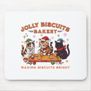 Jolly Christmas Biscuits Bakery Baking Crew Xmas C Mouse Mat