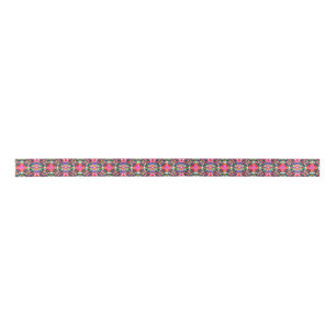 Jolly Christmas Colourful Maximalist Modern Merry Satin Ribbon