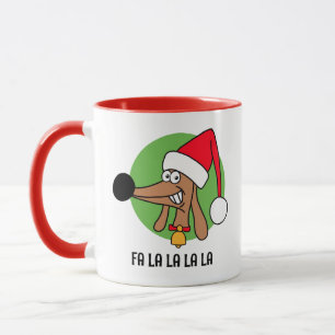 Jolly Christmas Dachshund Mug