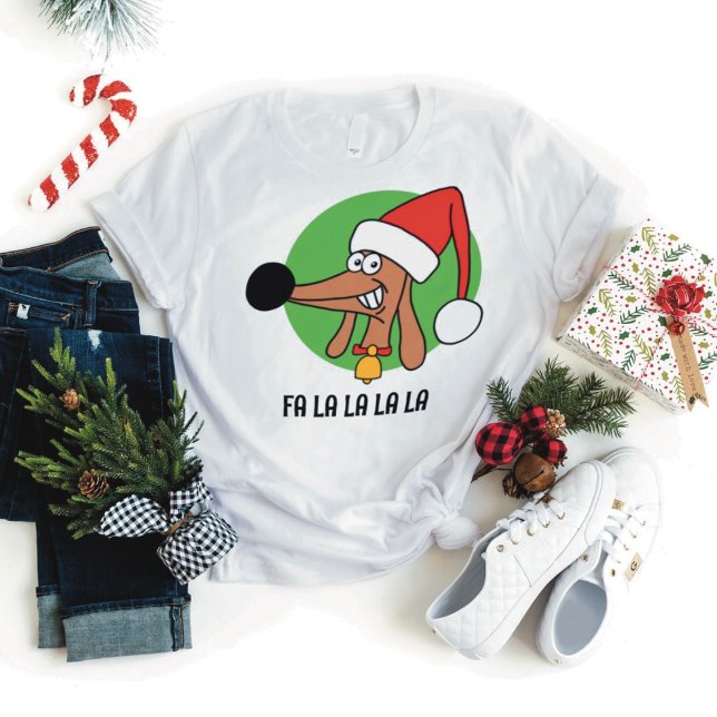 Jolly Christmas Dachshund T-Shirt (Creator Uploaded)