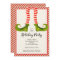 Jolly Christmas Elf Legs Holiday Invitations