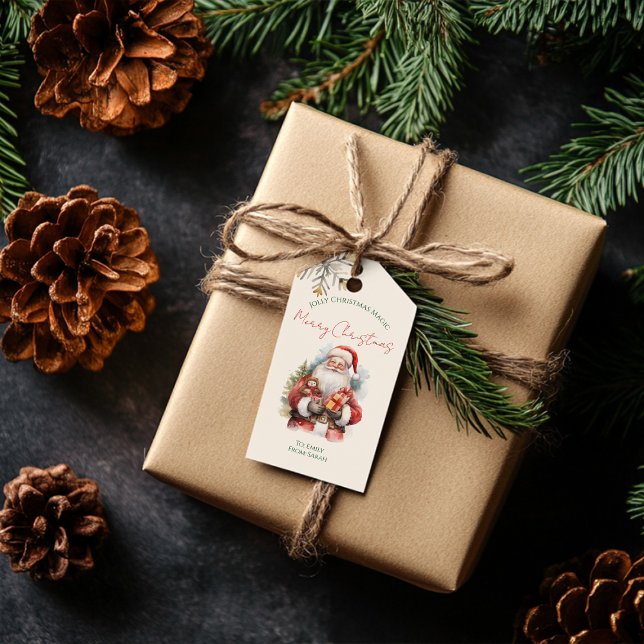 Jolly Christmas Holiday Gift Tag (Creator Uploaded)