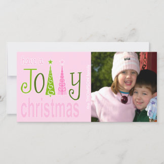 Jolly Christmas Photo Card