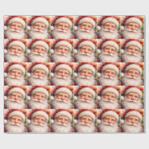 Jolly Christmas Santa Portrait