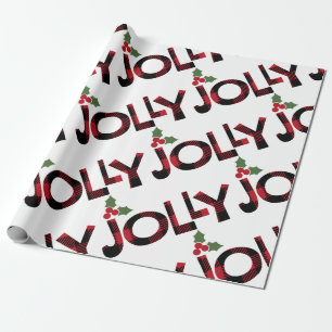 Jolly Christmas Wrapping Paper