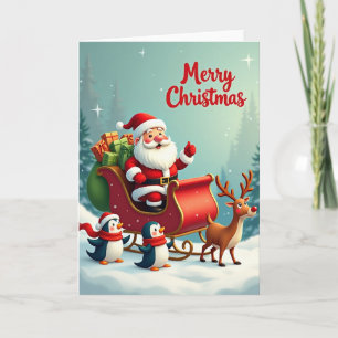 Jolly Elders Sleigh Card