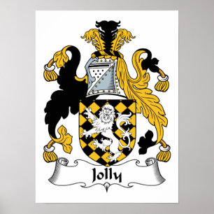 Jolly Family Crest Poster