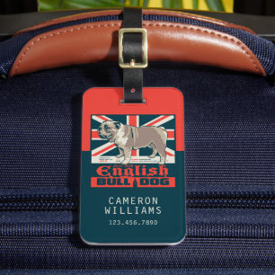 Jolly Good English Bulldog Luggage Tag