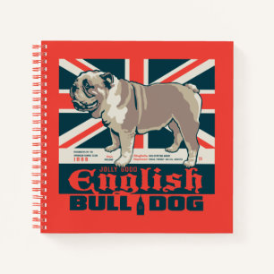 Jolly Good English Bulldog Notebook