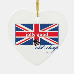 Jolly good old chap! ceramic tree decoration