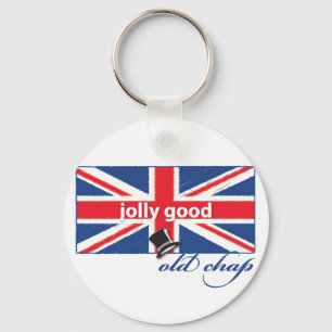 Jolly good old chap! key ring