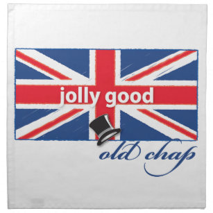 Jolly good old chap! napkin