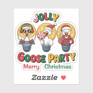 Jolly Goose Christmas Party DJ Sweaters & Candy