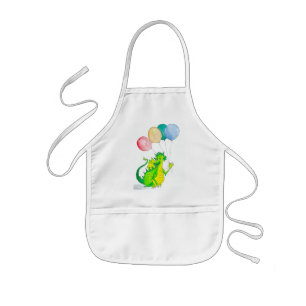 Jolly Green Dragon Kids Apron