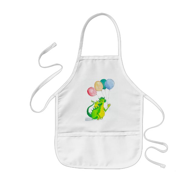 Jolly Green Dragon Kids Apron (Front)