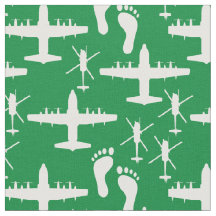 Jolly Green Rescue Team Pattern Fabric