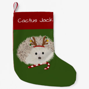 Jolly Hedgehog Christmas Stocking