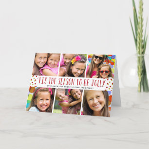Jolly Holiday Multi-Photo Folded Card